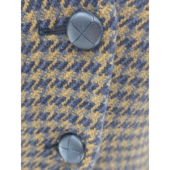 Linda Allard Ellen Tracy Wool Cashmere Blend Green Brown Plaid Blazer Size 4 Sml - Picture 5 of 9